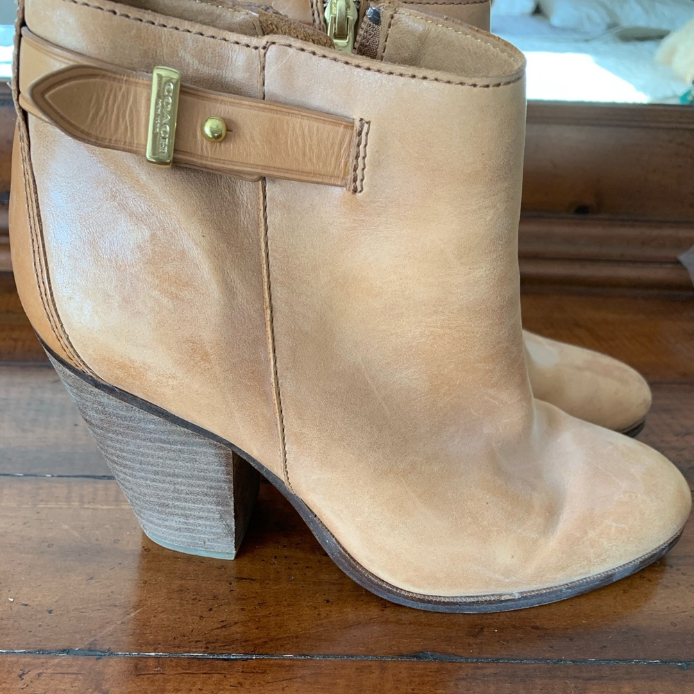 Coach booties 8.5